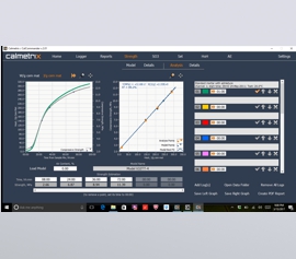 Calmetrix CalCommander Software I-Cal Strength - Vorhersage der Druckfestigkeit