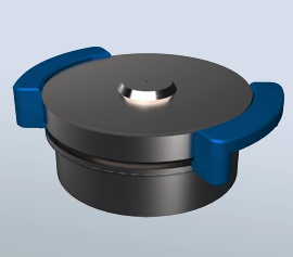 Scheiben-Schwingmühle Cole-Parmer SM-300 Shatterbox® - Mahlbehälter aus Wolframkarbid inkl. Griffe (Artikel-Nummer 8504H)