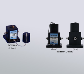 2-Wege-(Absorption und Transmission; BCH100A) und 3-Wege-(Absorption, Transmission und Fluoreszenz; BCH103A) Küvettenhalter (190 nm bis 2100 nm) mit SMA 905 Anschlüssen für Lichtfaserkabel incl. Kollimator-Optik
