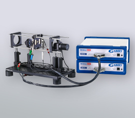 Synchronisierte Regelung / Messung von Anregungs-LED und Farbstoffsolarzelle mit einem Bipotentiostaten-System