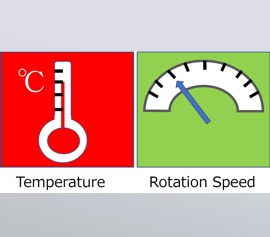 Der Multi-Sensor ermittelt online Temperatur und Rotation im Mischbecher