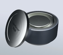 Scheiben-Schwingmühle Cole-Parmer SM-200 Shatterbox® - Mahlbehälter aus gehärtetem Stahl (Artikel-Nummer 8508)